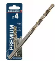 SPECIALIST+ metalo grąžtas BASIC, 4 mm, 2 vnt.