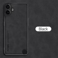 Ėriuko odos dėklas, skirtas niekam CMF telefonas 1 5G matinis smūgiams atsparus minkštas rėmo apsauginis dangtelis, skirtas nieko telefonui 2A 2 1 For CMF Phone 1 5G juoda