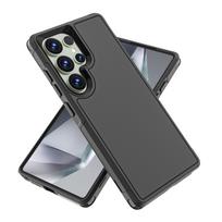 Apsauginis neslystantis dėklas Samsung Galaxy S25 Ultra S24 FE S22 S23 Plus 5G, kietas šarvuotas dėklas for Galaxy S25 juoda