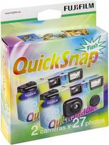 Fujifilm QS FLASH 400/27 Disposable Camera, 2-Pack (7130786)