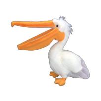 35cm Simulation Animal Pelican Plush Doll Big Mouth Bird Plush Toy Super Soft for Boys and Girls Companionship Gift about 35cm orange