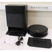 IŠPARDAVIMAS. Ecovacs Robotic Vacuum Cleaner | DEEBOT X9 PRO OMNI | Wet&Dry | Li-ion | 6400 mAh | Dust capacity 0.22 L | 16600 Pa | Black | PAŽEISTA PAKUOTĖ, NAUDOTAS, NEŠVARUS, SUBRĖŽTAS | DEEBOT X9 PRO OMNI BLACKSO
