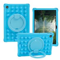 Lenovo Tab M10 4th Gen Tablet Rotating Squeeze Toy TB311FU 10.1-inch Protective Case 10.1 inch dangaus mėlyna spalva
