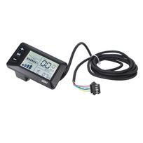Electric Bike Conversion Kit DC 36V 48V Controller Display Brake Handle Thumb Throttle Electric Bike Controller Kit