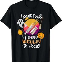 Funny Type 1 Type 2 Diabetes Diabetic Halloween Costume T-Shirt XXXXXL juoda