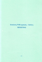Išrašomų PVM sąskaitų faktūrų registras, A4 (48)  0720-061 | 121.1
