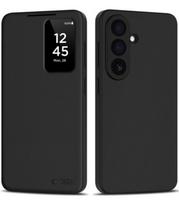 Matinis juodas atverčiamas dėklas Samsung Galaxy A27 5G telefonui "Tech-Protect Smart Wallet"