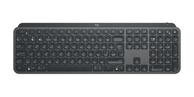 Logitech MX Keys for Business Belaidė klaviatūra RF Wireless+Bluetooth Illuminated, US Int, Graphite | 920-010251