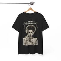 The Bride of Frankenstein T-shirt, Halloween Horror classic Movie, Unisex Tee S