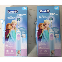 IŠPARDAVIMAS. Oral-B Vitality PRO Kids Frozen Electric Toothbrush, Blue | Oral-B Electric Toothbrush | Vitality PRO Kids Frozen | Warranty 24 month(s) | Rechargeable | For kids | Number of brush heads included 1 | Number of teeth brushing modes 2 | Blue | PAŽEISTA PAKUOTĖ | VitalityPRO FrozenSO