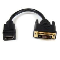 StarTech.com HDMI TO DVI-D ADAPTER - F/M 8in HDMI to DVI-D Video Cable
