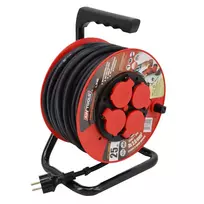 AWTOOLS Profesionalus kabelio būgnas 40m 3x1,5mm 16A/3680W/IP44
