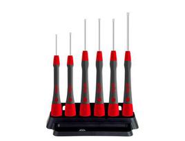 wiha PicoFinish screwdriver set (gray/red, 7-piece, including holder)