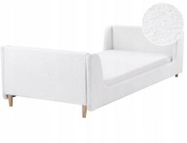 Vaikiška lova Beliani Boucle LAYE 90 x 200 cm Broken white | 592252   Bel | 4069605007667