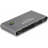 Perjungiklis Delock USB-C KVM perjungiklis HDMI ir DisplayPort 8K MST su USB 2.0 | 11485 | 4043619114856