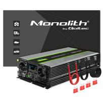 Qoltec Monolith | 3000W | 6000W | 24V on 230V | Pure Sine | LCD