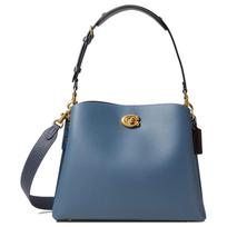 Coach Willow 32 Užraktas Per Petį Rankinė Moteriškos Rankinės Tamsiai Mėlyna C2590-B4DE Basic Set (Bag+Dust Bag)