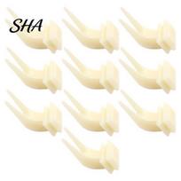 Pet Bird Feeding Accessory Food Fork Feeder for Cage, Parrots Cage Holder Fruit Tool Fork, Vegetable Forks Cockatoos Treats Treat Small 10pcs