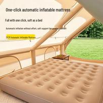 JEEP Inflatable Double Air Mattress with Built-in Pump