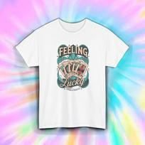 Feeling Lucky Shirt Casino Playing Cards Poker Strong Fearless Tee S-5XL XXXXL