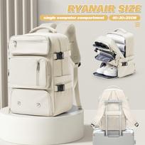 Ryanair Backpack 40x20x25 carry on Luggage Laptop Bag Anti-Theft Men Women's Bag for Sports Trekking Travel Backpack Cabin Bag smėlis