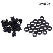 20Set 3Mm/5Mm Plastic Led Holders Clips-Bezels Mounts Cases With Outer Ring