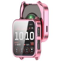 TPU Protective Case For Garmin Venu X1 Anti-Drop Soft Silicone Full Screen Bumper Shell Smartwatch Cover Garmin Venu X1 rožinė