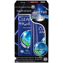 Clear Men Sport Menthol Anti-Dandruff Shampoo Set