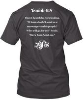 Reborn Poets Society Isaiah 6 8 T-Shirt S
