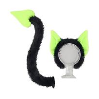 Devil Costume Accessories Set Devil Horn Headband Devil Tail for Halloween Masquerades Carnivals Birthday Party Cosplay