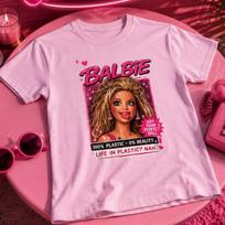 Balbie Doll Parody Tee,Funny Hot Mess Doll Graphic Tee, Weird Aesthetic Shirt, Trendy Meme T-Shirt, Sarcastic Fashion Gift, Viral Humor Tee M