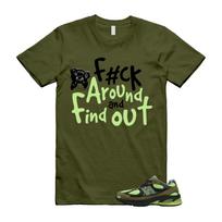 2010 Sea Moss Afterglow Olive Green Black T Shirt Match FCK XL