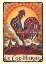s Le Coq Hardi Bougival France restaurant metal tin sign living room wall 20x30cm（7.8x11.8inch）