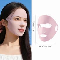 Women's Full-Face Ice Silk Sun Protection Mask for Summer Outdoor Sports, Breathable and UV-Resistant Full-Face Mask rožinė