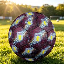 Aston Villa FootballPrinted Size 5 Soccer Ball, Anti Slip Adult Match Football Souvenir for Football Fans Size 5
