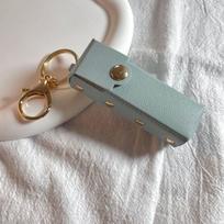 With Keychain Lipstick Bag Waterproof Lip Gloss Bag Fashion Lipsticks Protective Cover  Cosmetic mėlyna