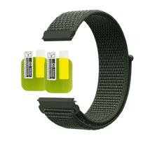 22mm Nylon Loop Strap for COLMI C81 P71 P68 P60 Smartwatch Replacment Bracelet Sport Watchband Correa for COLMI P68 P60 Band Colmi C81 armijos žalia spalva