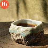 Japoniško celadono imitacijos akmens arbatos puodelis Keraminis Kung Fu mažas arbatos dubuo