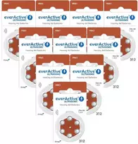 Klausos Aparato Baterija - Everactive Ultrasonic 312 PR41 1,45V, 60 vnt.