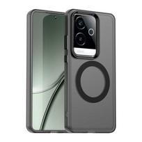 Transparent Case For Realme GT 6 China Case Realme GT6 Magnetic Adsorption Wireless Charge Back Cover For Realme GT 6 China Case Realme GT6 (China) juoda