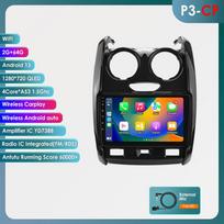 Ossuret Pažangus 2Din Android Automobilio Radijas Renault Duster 2015-2020 Automobilio Multimedia Grotuvas GPS Belaidis Carplay Android Auto 4G DSP SWC 360Kamera P3CP 4Core 2G 64G