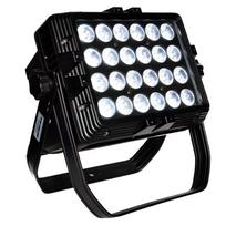 Lauko vandeniui atsparus scenos šviestuvas 24x18W RGBWA UV 6 in 1 LED kvadratinis Par šviestuvas DJ Disco įrangos apšvietimas, juoda