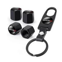 2025 For Nissan Car Key ring Suede Rope keychain Metal Wheel Tire Valve Caps For Nissan Nismo Note Armada Pulsar Pathfinder X-Tr