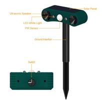 Solar Strobe Light with Motion Sensor Alarm Timed Human Body Induction Infrared Alarm Light Anti-theft Animal Repellent Device Energy-saving Environme