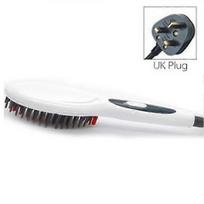 Electric Hair Straightening Comb Ceramic Hair Straightener Brush Fast Heating Soothes AU Plug balta