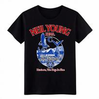 Neil Young Zuma Album T-Shirt, Vintage Rock Band Graphic Tee for Music Fans 2XL