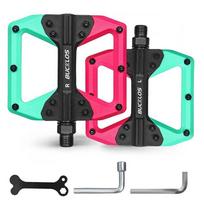 Bicycle Equipment Nylon Mountain Bike Pedals Multi-color Flat Pedals Non-slip Widened Road Bike Pedals Pedal