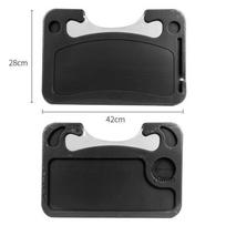 Easy to install Car Laptop Desk Work Surface Coffee Tray Board Steering Wheel Table  Work On Road juoda