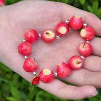 Retro Fun Summer Dopamine Wrist Jewelry Simulation Summer Colorful Bracelet  Beach Vacation red