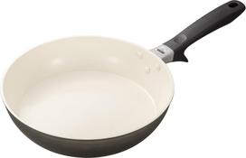 Exclusive Kyocera Frying Pan 26cm Ceramic Coating PFAS Lead Cadmium Medium Heat or Lower All Heat Source Compatible Dark Gray [WEB Color]